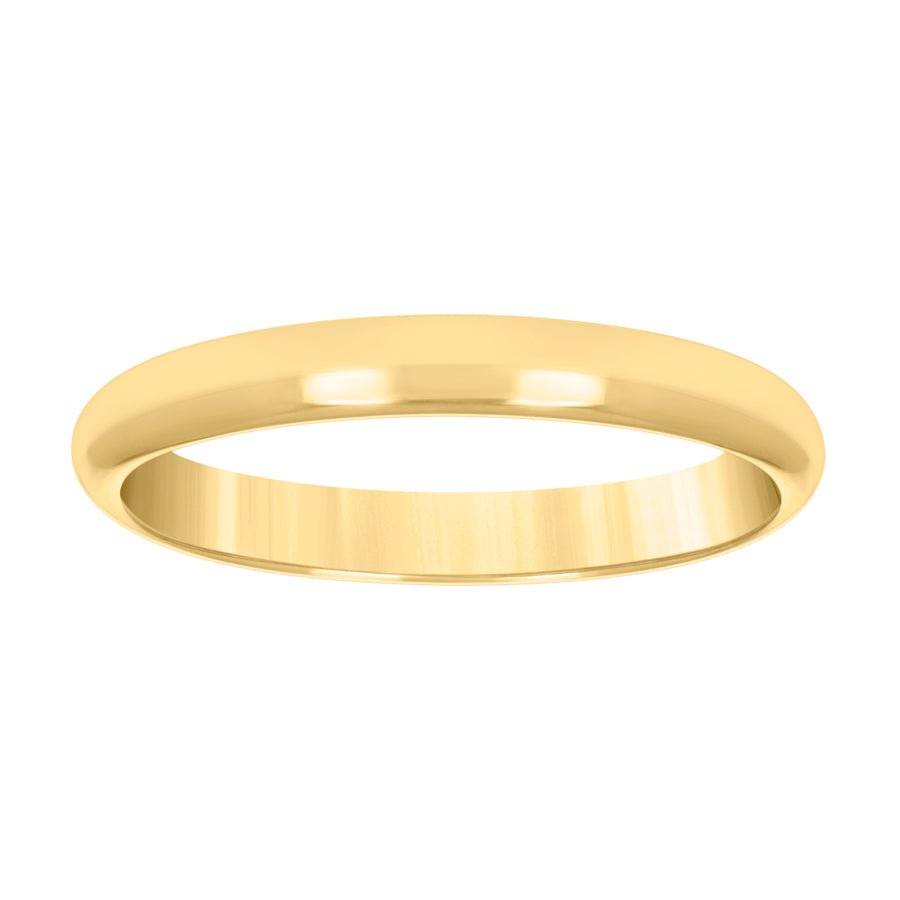 10KT GOLD REGFIT WEDDING BAND 3MM