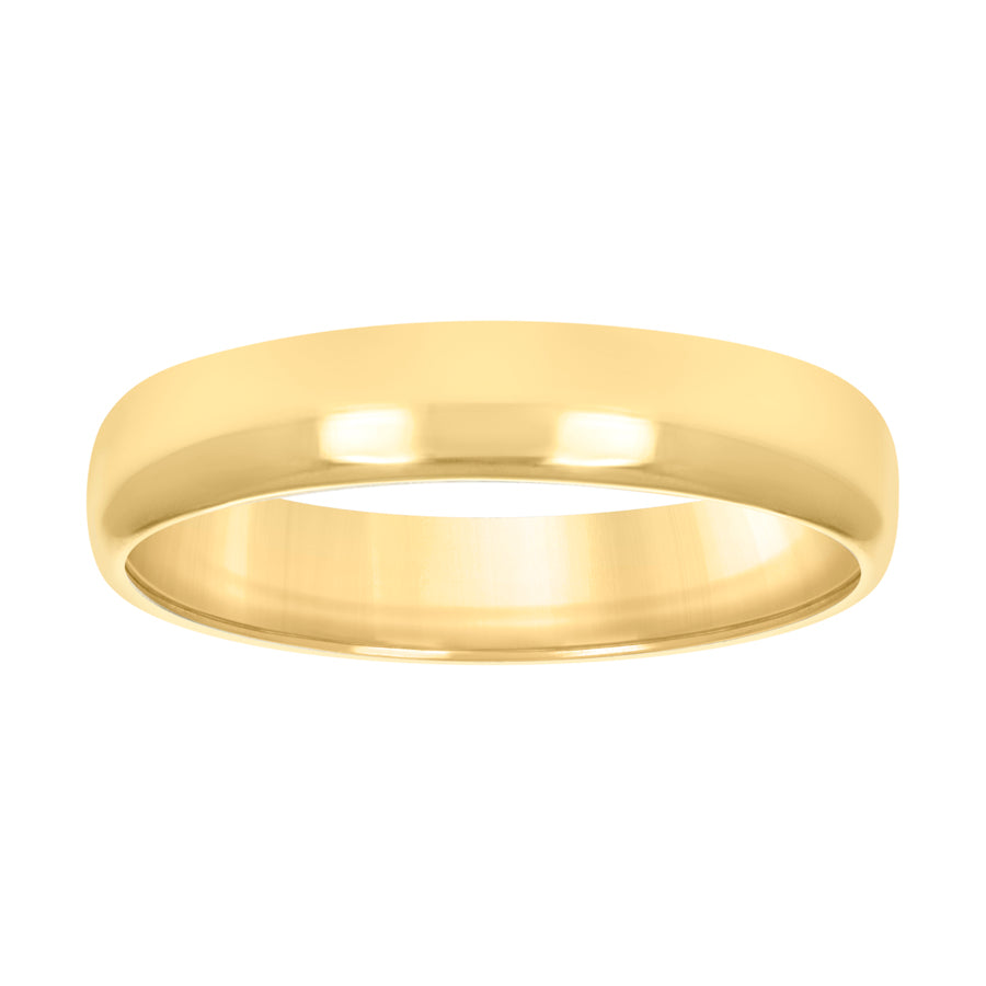 10KT GOLD REGFIT WEDDING BAND 4MM