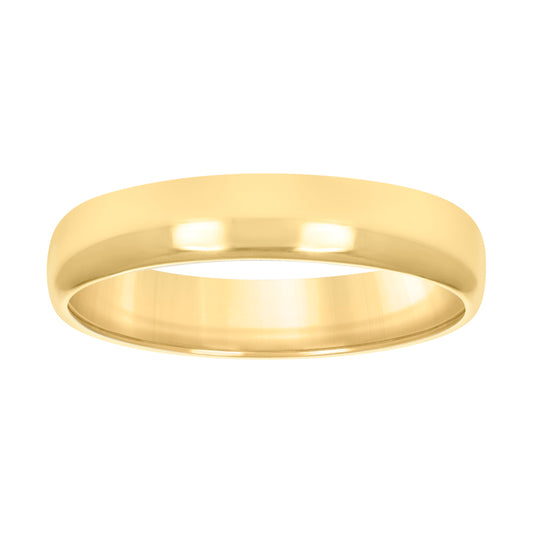 10KT GOLD REGFIT WEDDING BAND 4MM