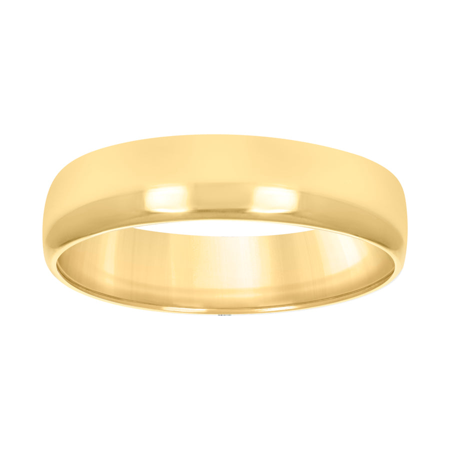 10KT GOLD REGFIT WEDDING BAND 5MM