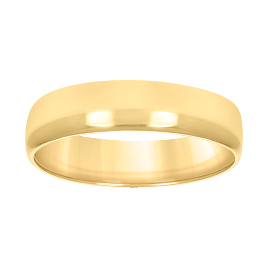 10KT GOLD REGFIT WEDDING BAND 5MM