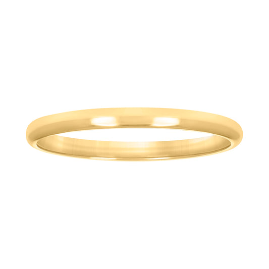 10KT GOLD COMFIT WEDDING BAND 2MM