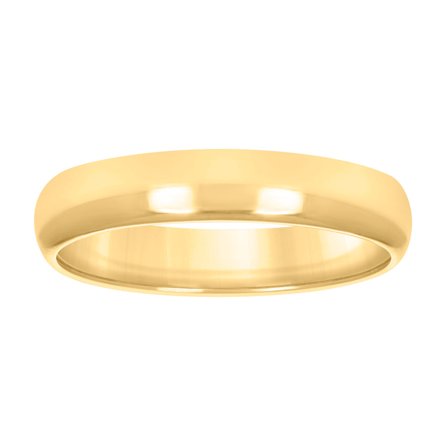 10KT GOLD COMFIT WEDDING BAND 4MM