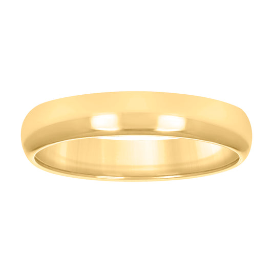 10KT GOLD COMFIT WEDDING BAND 4MM