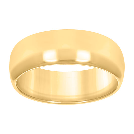 10KT GOLD COMFIT WEDDING BAND 7MM