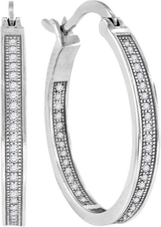 925 Micro Pave Earrings
