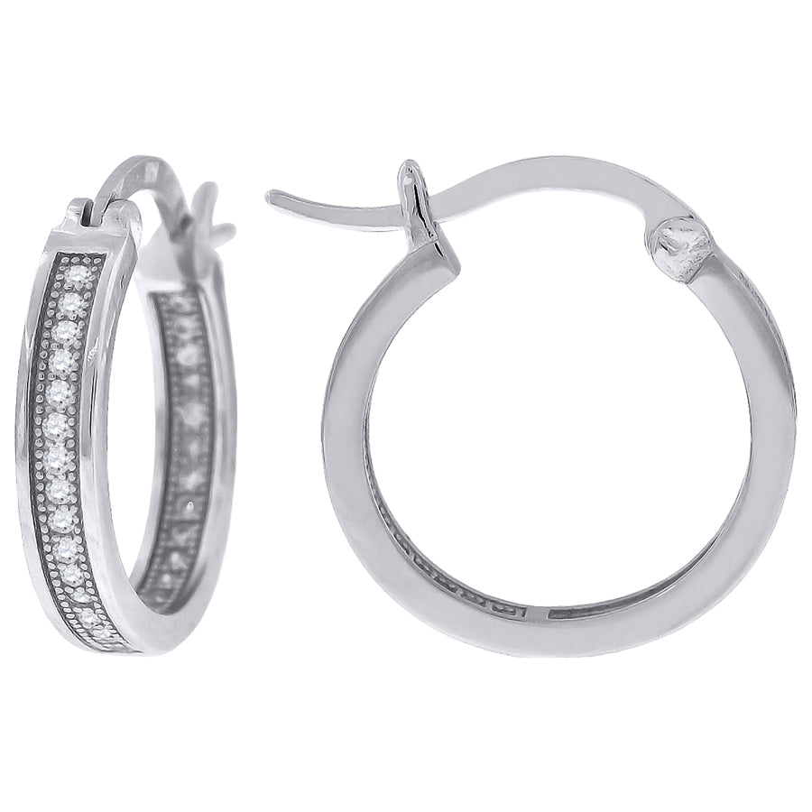 925 Micro Pave Earring