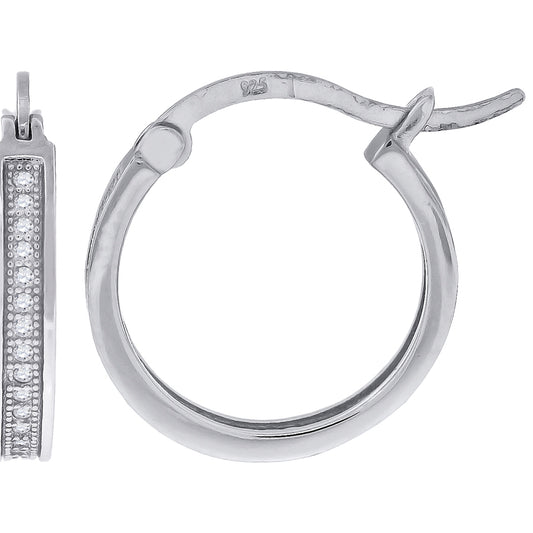 925-Cz Micro-Pave Earrings