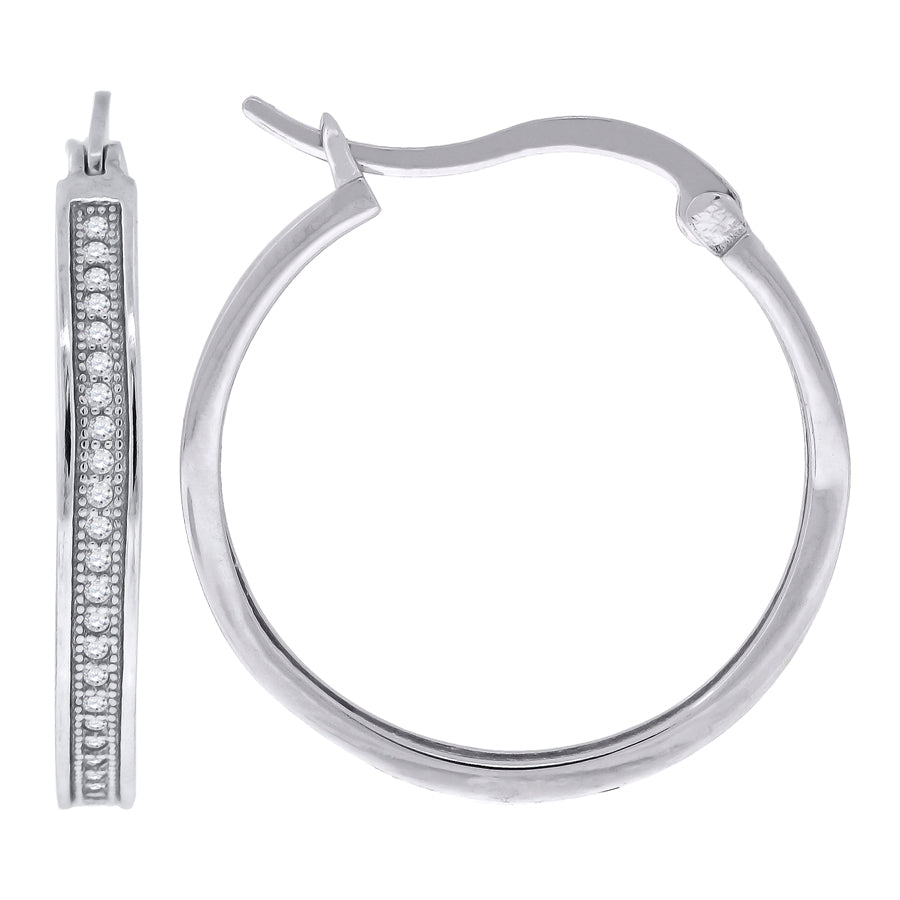 925-Cz Micro-Pave Earrings
