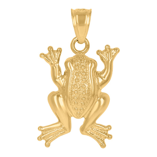 10Kt Frog Charm