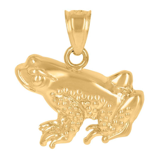 10Kt Frog Charm