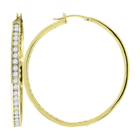 45mm-925 Cz-Stud Earring