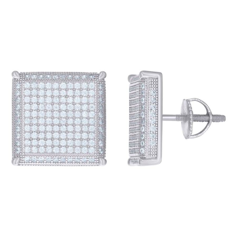 925 White-Cz Earrings