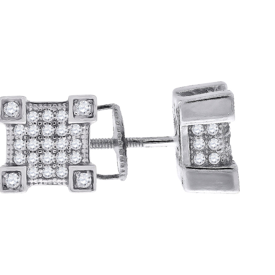 925 White-Cz Earrings