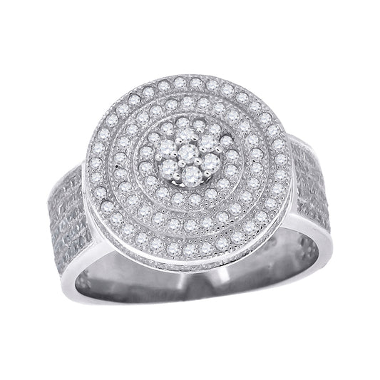 925 White-Cz Ring