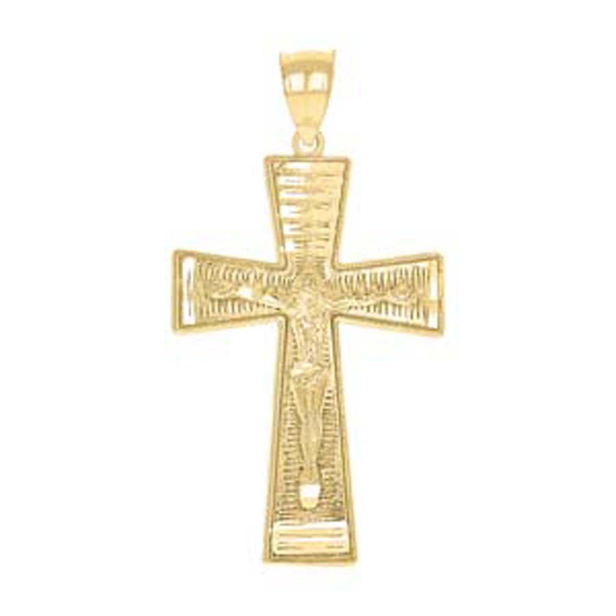 10Kt-Gold Cross Pendant
