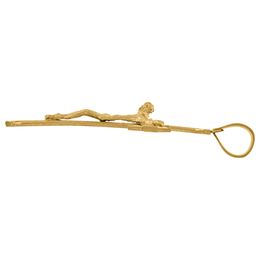 10Kt-Gold Cross Pendant