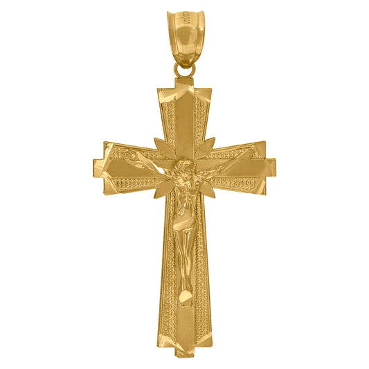 10Kt-Gold Cross Pendant