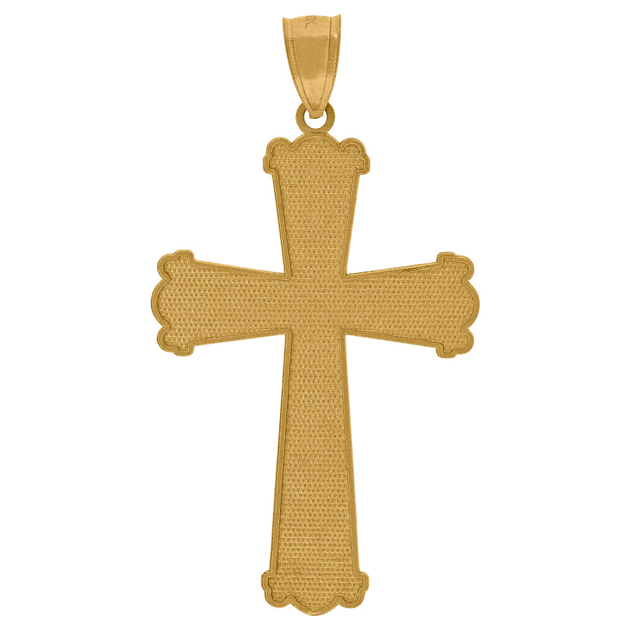 10Kt-Gold Cross Pendant
