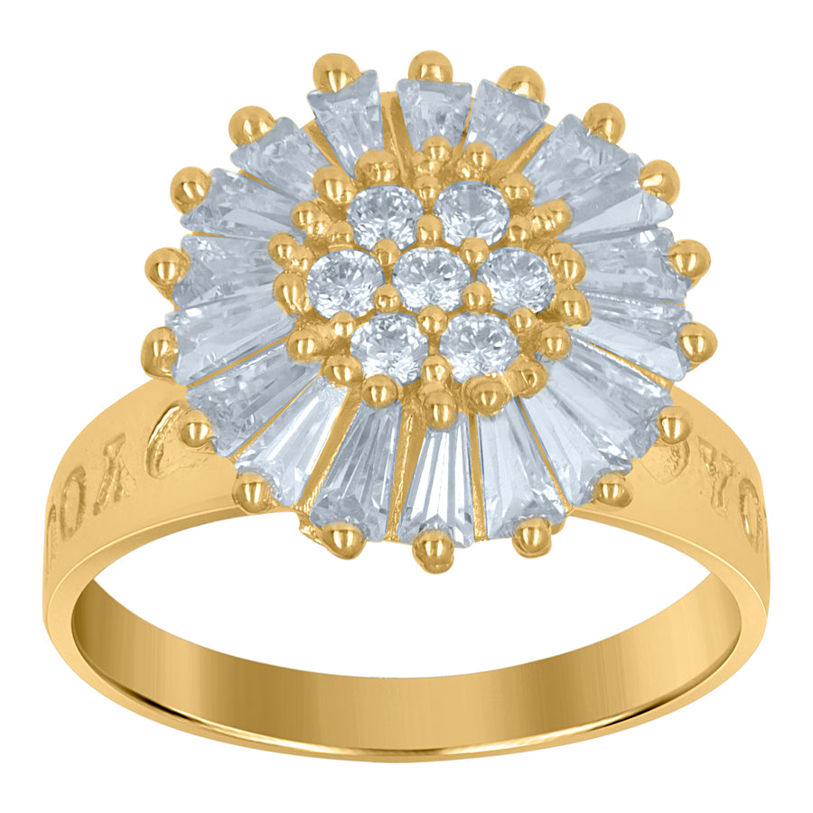 10Kt Gold Cz Ring