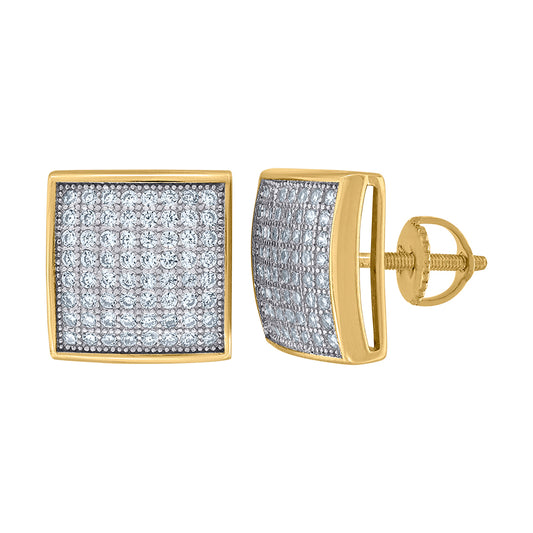 925-Cz-E/Rs Yellow Plating