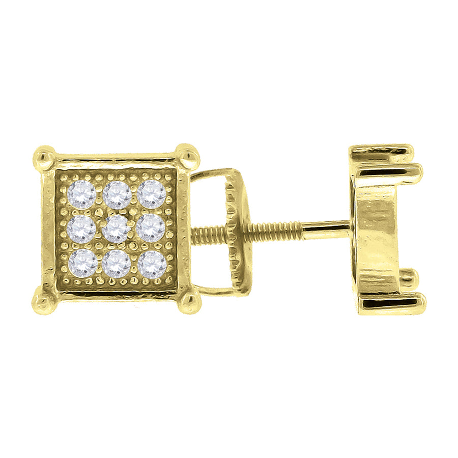 925-Cz-E/Rs Yellow Plating