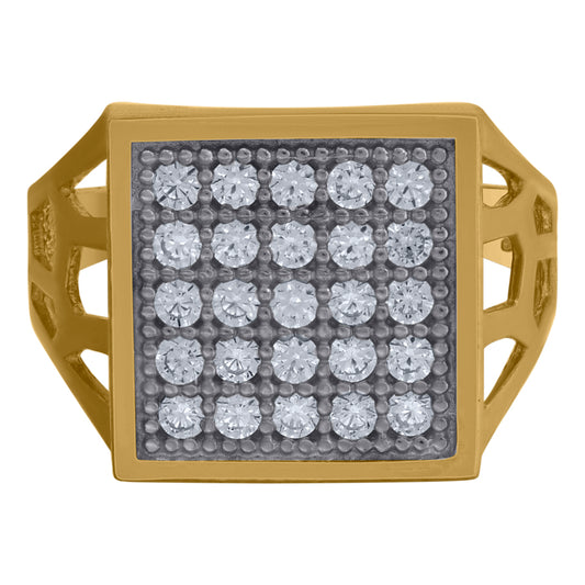 10Kt Gold Cz Ring
