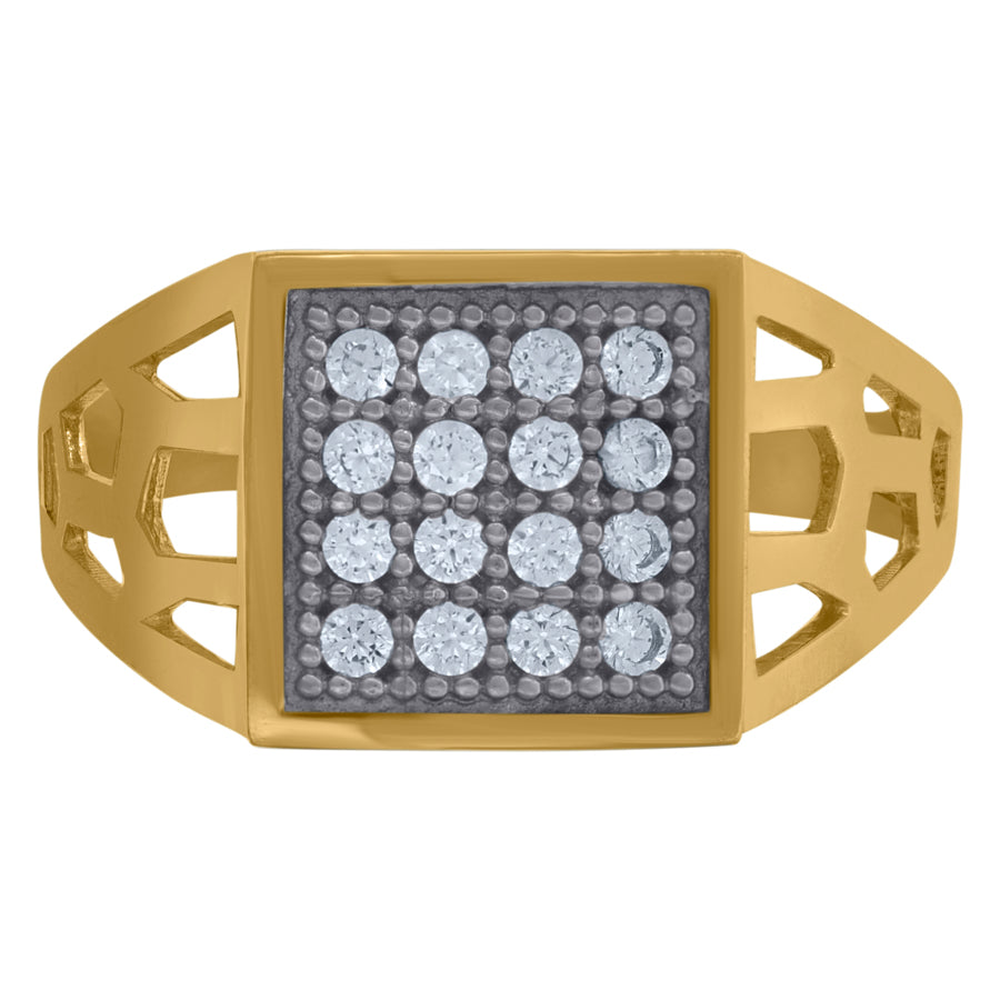 10Kt Gold Cz Ring