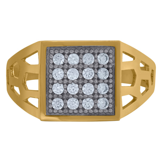 10Kt Gold Cz Ring