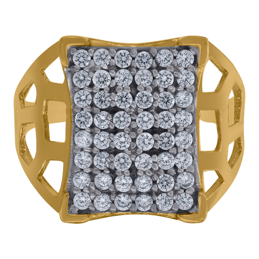 10Kt Gold Cz Ring