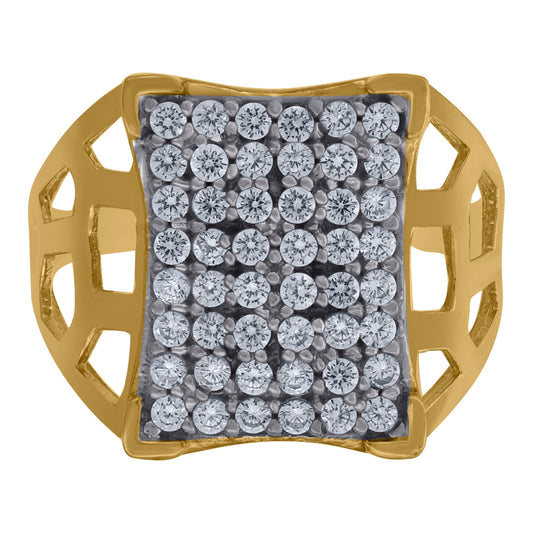 10Kt Gold Cz Ring