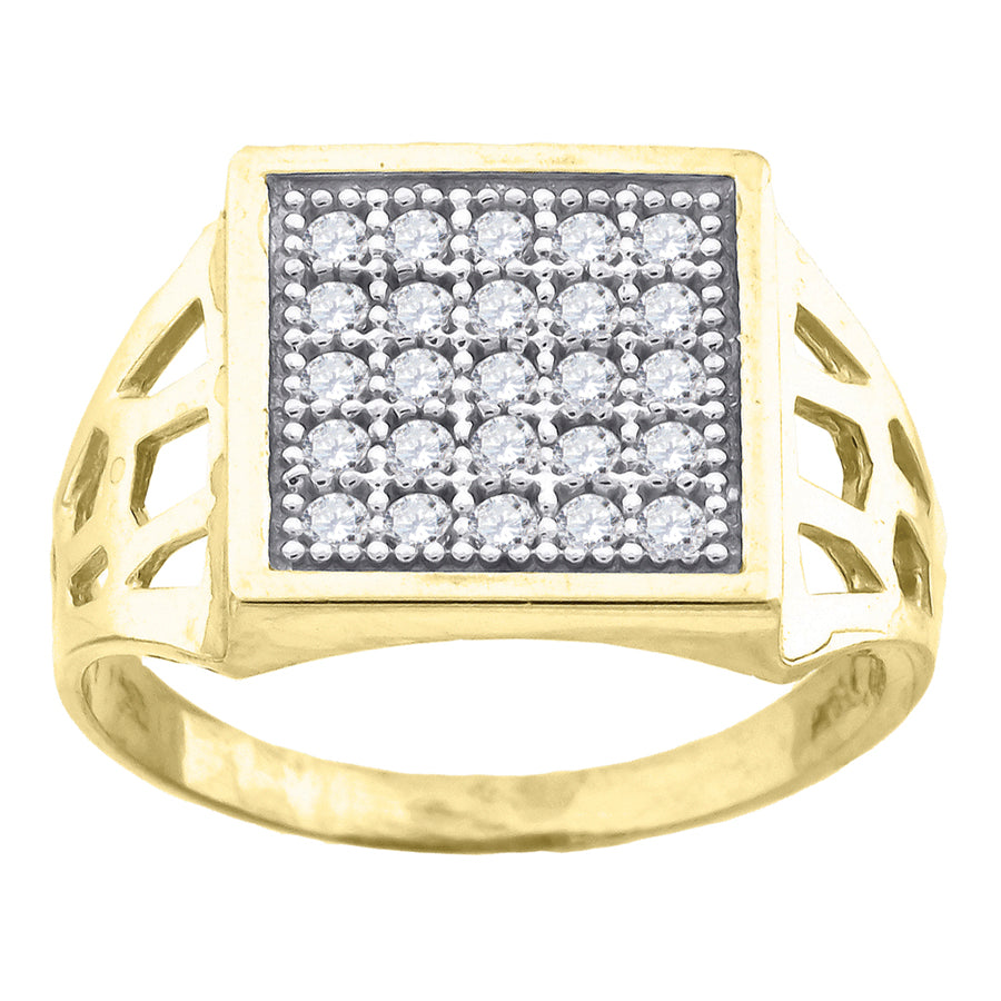 10Kt Gold Cz Ring