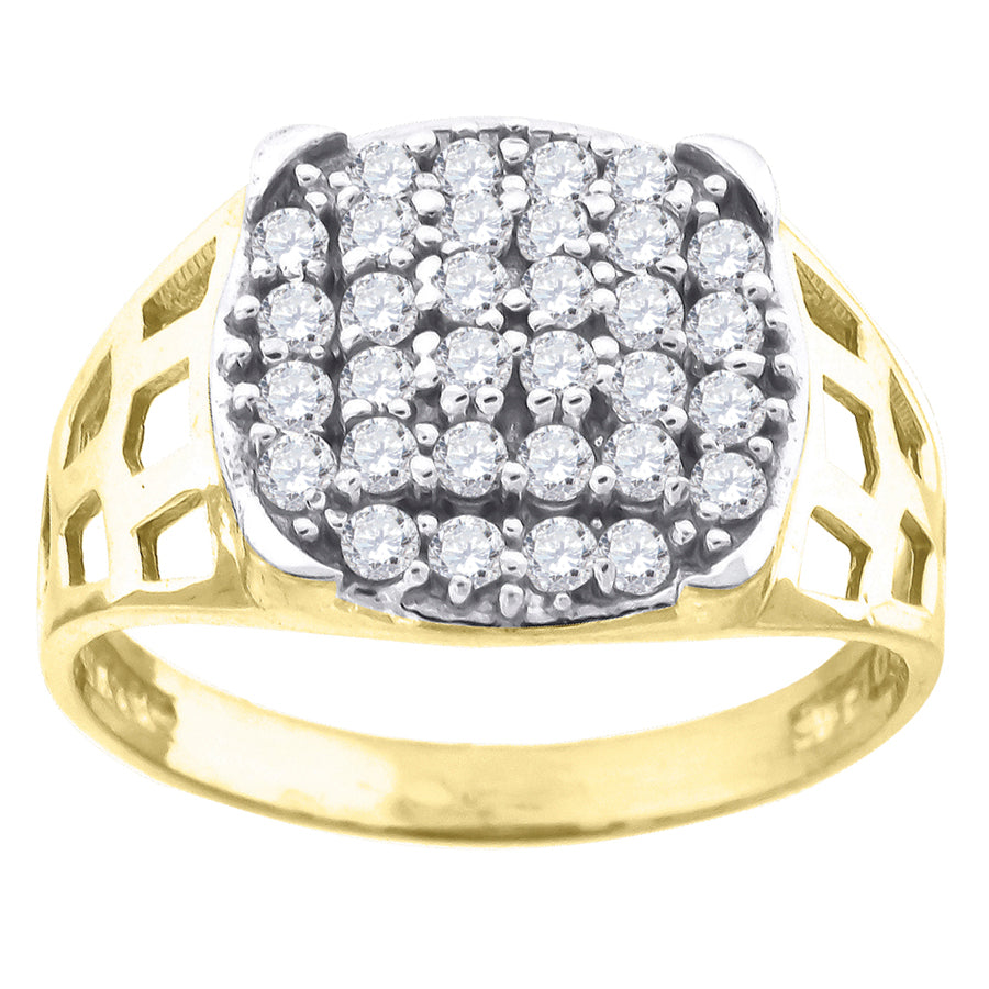 10Kt Gold Cz Ring