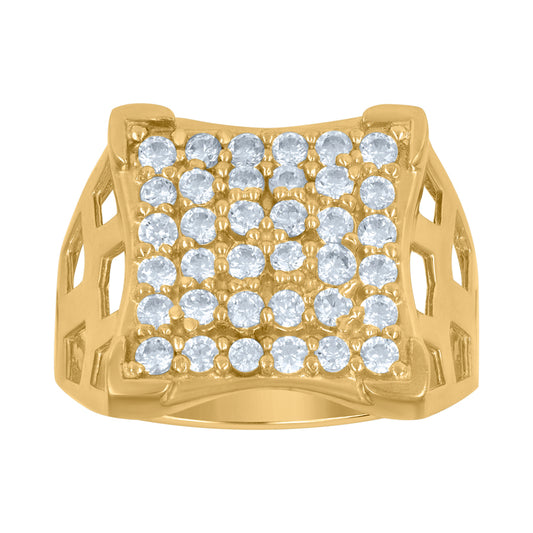 10Kt Gold Cz Ring