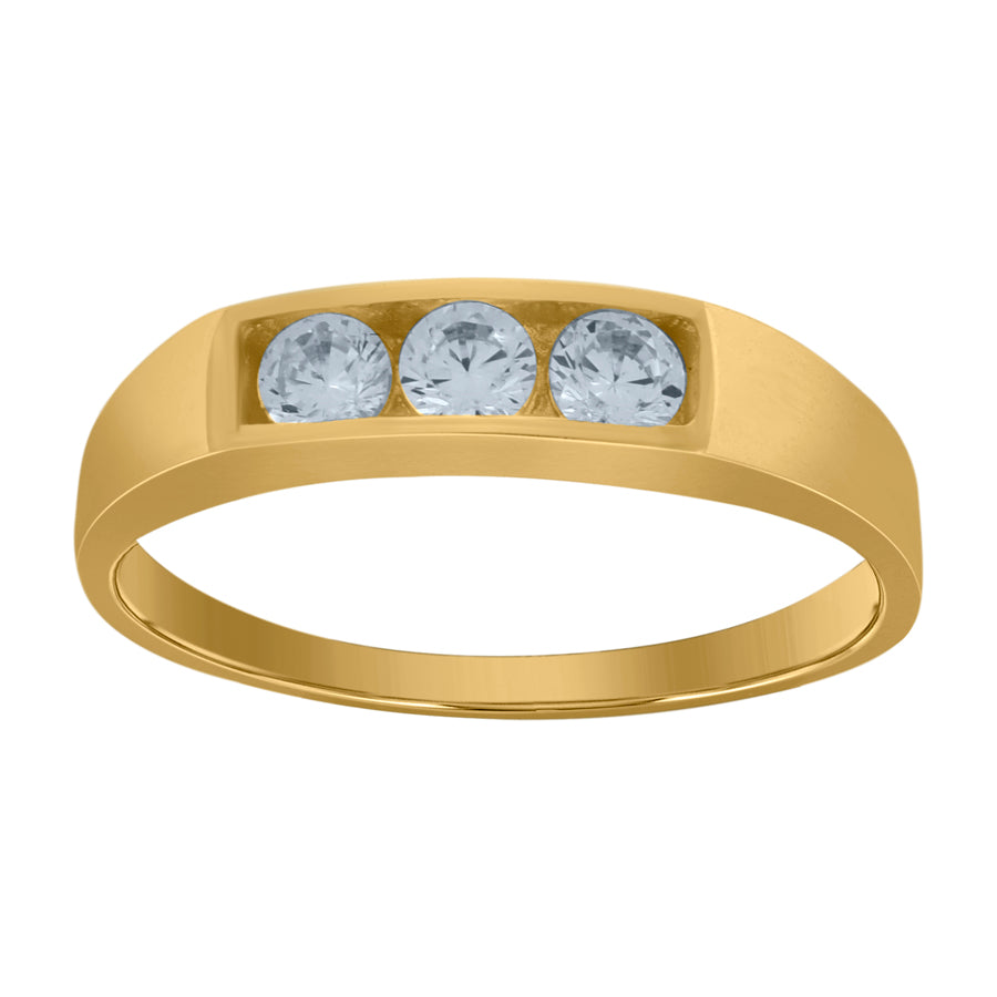 10Kt Gold Cz Baby Ring