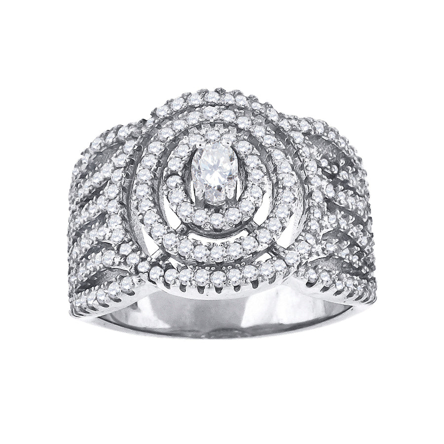 925 Fancy Cz Ring