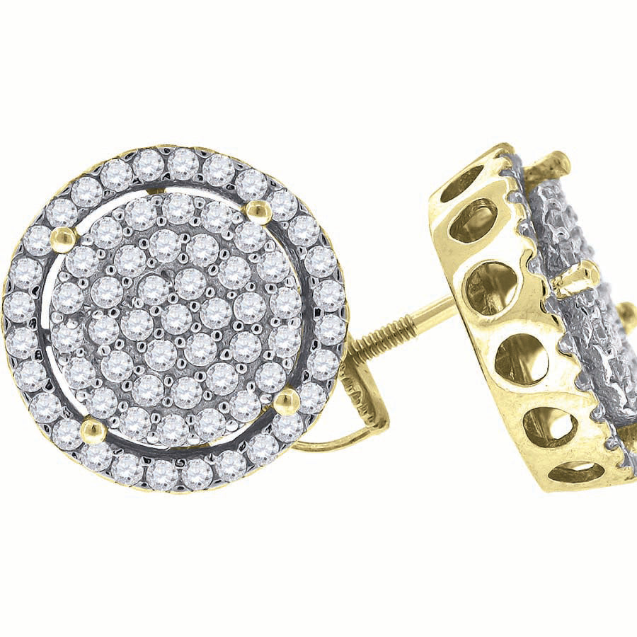925-Earring Yellow Plating