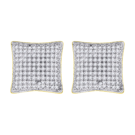 925-Earring Yellow Plating