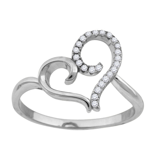 925 Sterling Silver Cz Ring