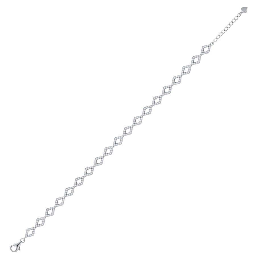 925 Cz Fashion Bracelet