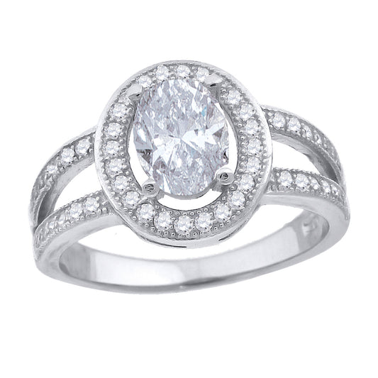 925 Fancy Cz Ring