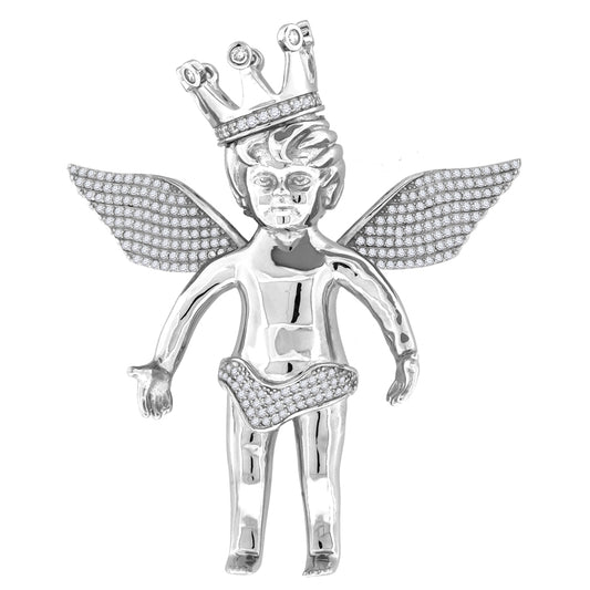 925-CZ Angel Charm