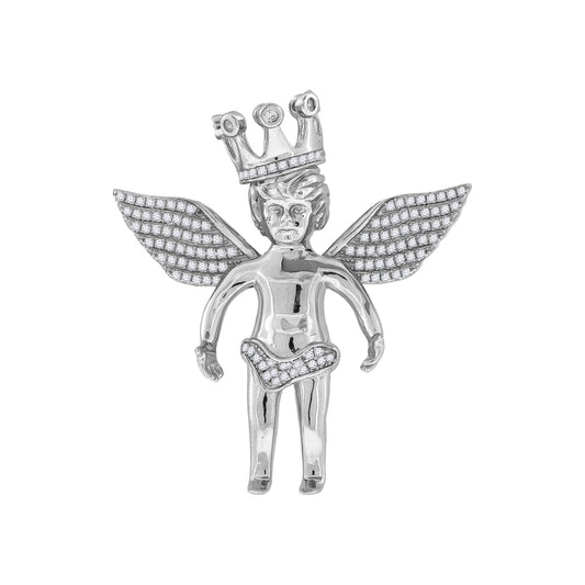 925-CZ Angel Charm