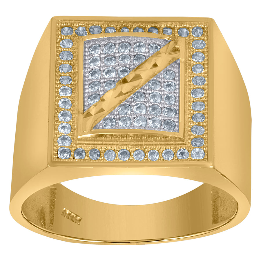 10K Gold Mens Ring