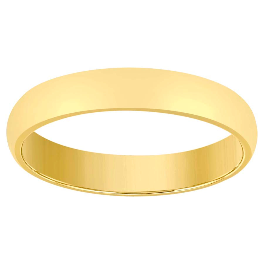 14Kt-Gold 4mm Com.Fit Wedding Band