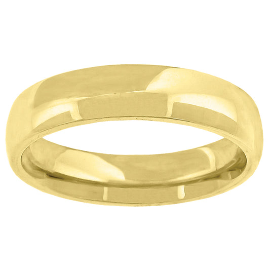 14Kt-Gold 5mm Com.Fit Wedding Band
