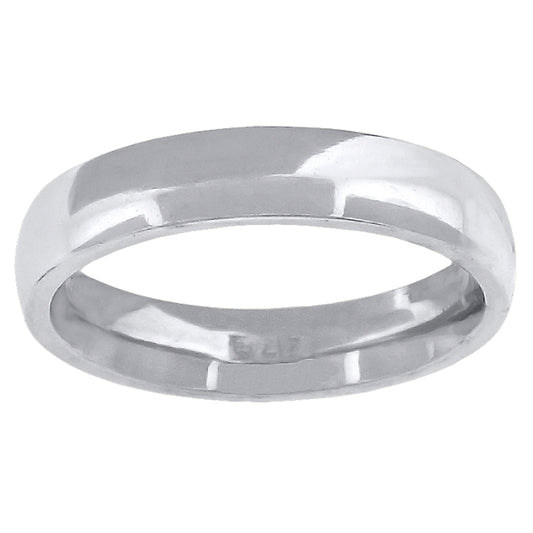 14Kt-Gold 4mm/W Com.Fit Wedding Band