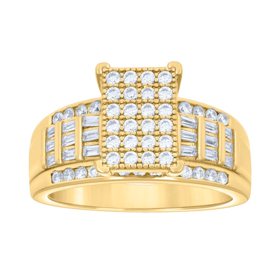 925Cz Cinderella Ring