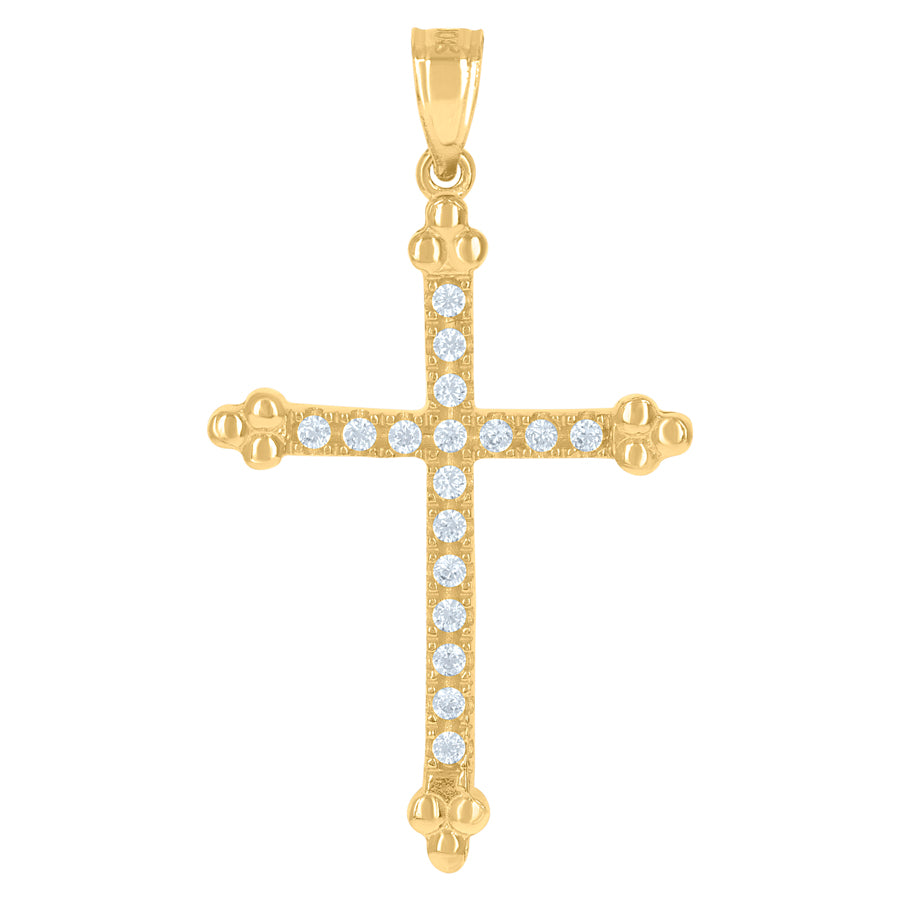 10Kt Gold Cz-Charm
