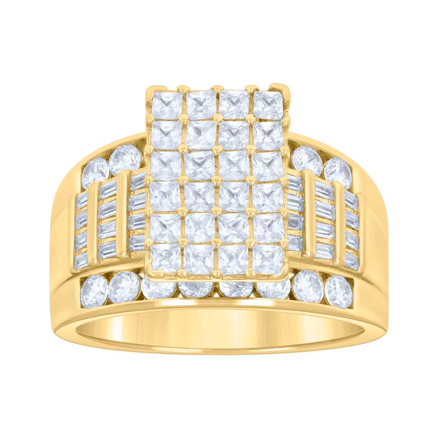 925-Cz Cinderella Ring